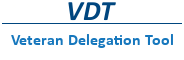 Veteran Delegation Tool (VDT) logo